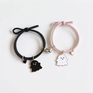 Black and White Ghost Magnetic Bracelet for BFF