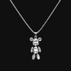 2 - Piece Cute Bear Friendship Necklaces with Magn