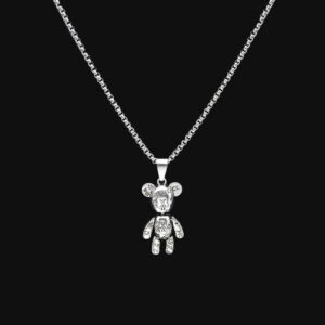 2 - Piece Cute Bear Friendship Necklaces with Magn