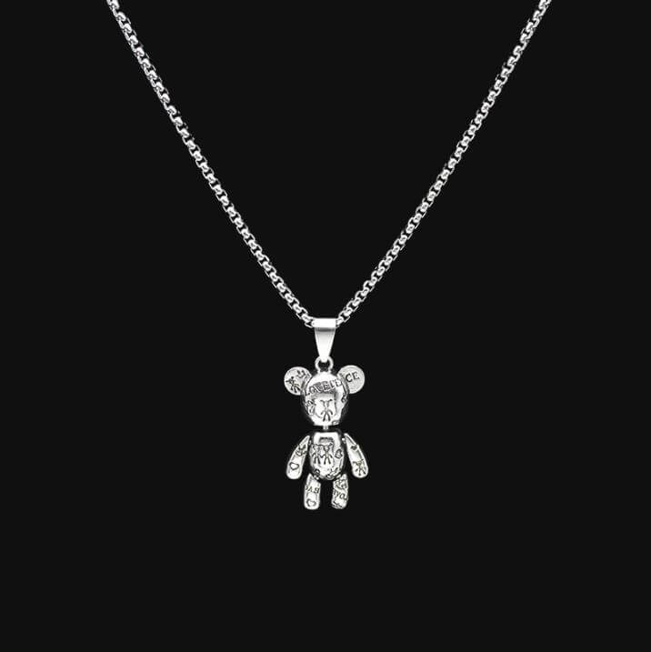 2 - Piece Cute Bear Friendship Necklaces with Magn