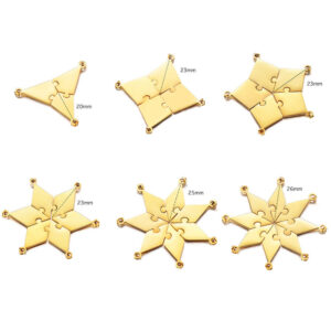 3-10 People Personalized Pizza Friendship Necklace