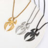 3-Color Spider Metal Necklaces – 3 Best Friends Ne