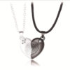 Two Piece Broken Heart Necklace