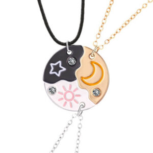 3 Best Friends Sun Moon and Star Pizza Friendship 