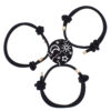 3pcs Sun Moon Star Pizza BFF Bracelets for Besties