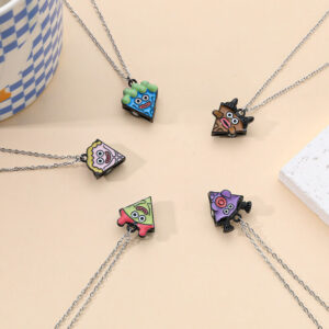 5PCS Whimsical Cartoon Magnetic Friendship Necklac