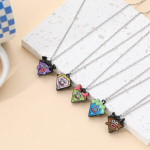 5PCS Whimsical Cartoon Magnetic Friendship Necklac