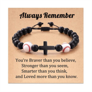 5 Styles Sports Ball Cross Bracelet | Perfect Gift