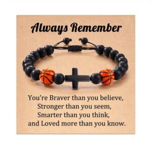 5 Styles Sports Ball Cross Bracelet | Perfect Gift