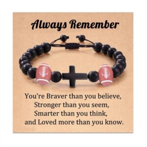 5 Styles Sports Ball Cross Bracelet | Perfect Gift