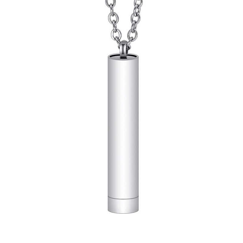 Adjustable 3D Pendant Necklace - Dual Engravings,