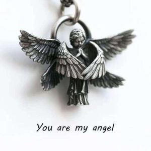 Angel Necklace Pendant Silver for Best friend