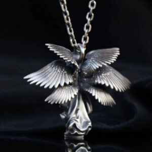 Angel Necklace Pendant Silver for Best friend