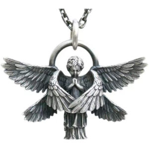 Angel Necklace Pendant Silver for Best friend