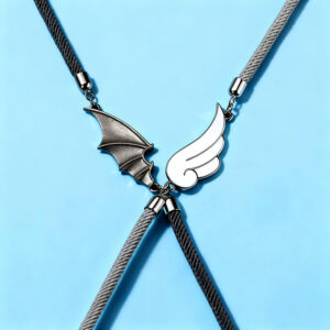 Angel & Demon Wing Couple Bracelets - Romantic Con