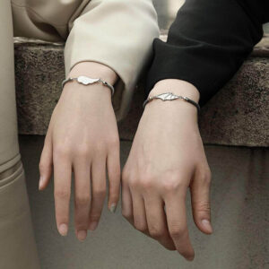 Angel & Demon Wing Couple Bracelets - Romantic Con