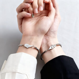 Angel & Demon Wing Couple Bracelets - Romantic Con