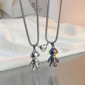 Astronaut Magnetic Distance Necklace