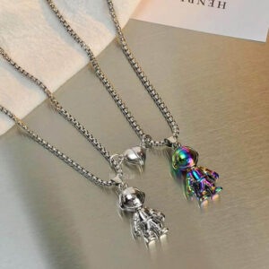 Astronaut Magnetic Distance Necklace