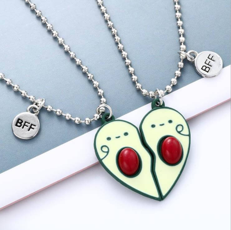 Avocado Magnetic BFF Necklace
