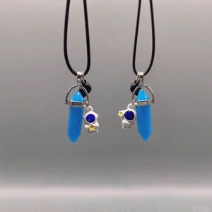 BFF Glow-in-the-Dark Hexagonal Necklaces Magnetic