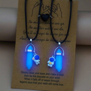 BFF Glow-in-the-Dark Hexagonal Necklaces Magnetic 