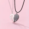 BFF Magnetic Split Heart Necklaces - Not Sisters b