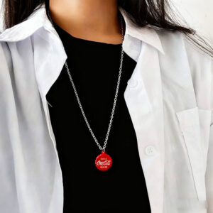 Best Friend Coca-Cola Bottle Cap Necklaces - 2-Pie