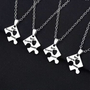 Four Pieces Best Friends Forever Necklace Set