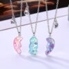 Three Color Magnetic Friendship Necklace Set of Th