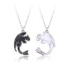Black & White Dragon Friendship Necklace Set BFF/C