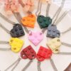 Brick Necklace for Couples Friendship Heart Pendan