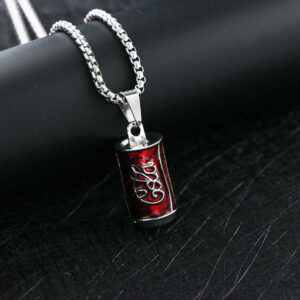 Cola Pepsi Chains Necklace 2pcs