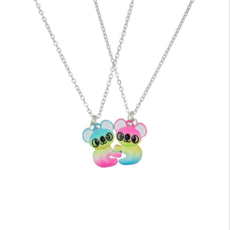 Cute Raccoon Shape Bestie Necklace