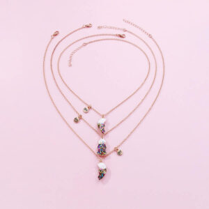 Colorful Magnetic Friendship Necklaces for 3