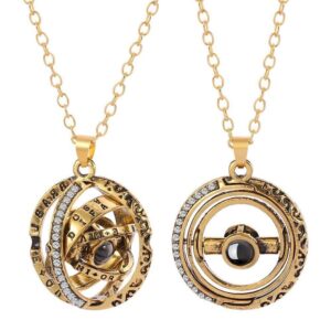 Cosmic Love Foldable Earth Couple Necklaces - 100 