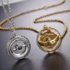 Cosmic Love Foldable Earth Couple Necklaces - 100