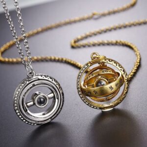 Cosmic Love Foldable Earth Couple Necklaces - 100 