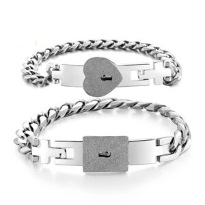 Lock & Key Bracelet for Boyfriend, Girlfriend, Lov