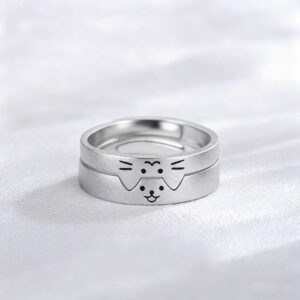 Custom Engraved Cat & Dog Rings with Gift Box