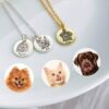 Custom Pet Photo Necklace Engraving | Personalized