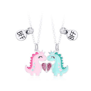 Cute BFF Dinosaur Necklaces - 2PCS Best Friend Jew