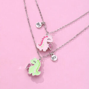 Cute BFF Dinosaur Necklaces - 2PCS Best Friend Jew