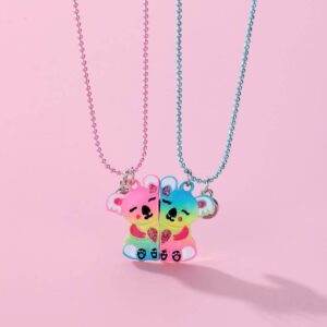 Cute Bear Best Friend Necklace