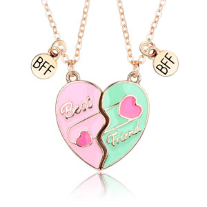 Cute Color Magnetic Best Friend Necklace