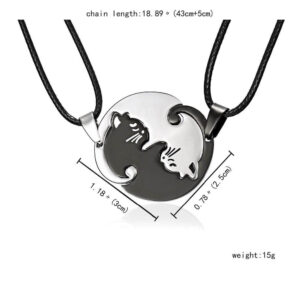 Personalised Matching Cat Necklace