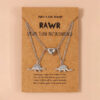 Dinosaur Lovers Magnetic Friendship Necklace for T