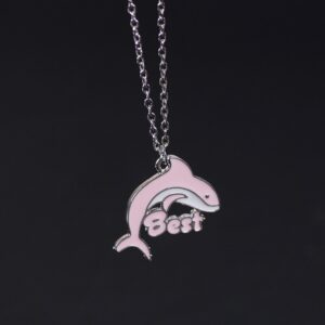 Dolphin Pendant Best Friend Necklace