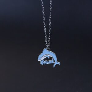 Dolphin Pendant Best Friend Necklace