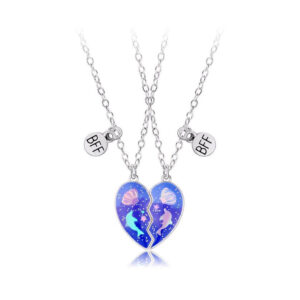 Dolphin Two-piece BFF Necklace Magnetic